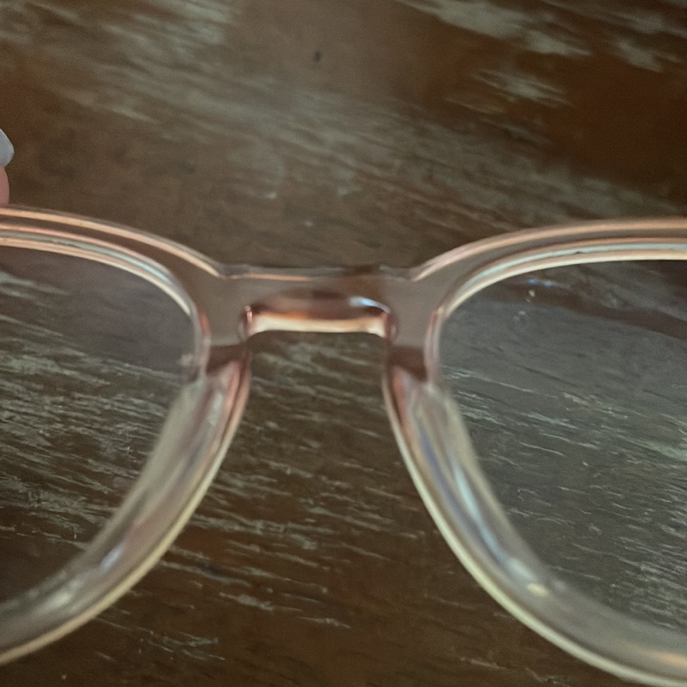 Warby Parker Sadie 625 clear pink eyeglasses - Picture 7 of 15